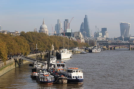 Thames, prijevoz, Rijeka, vode, London, Engleska, most
