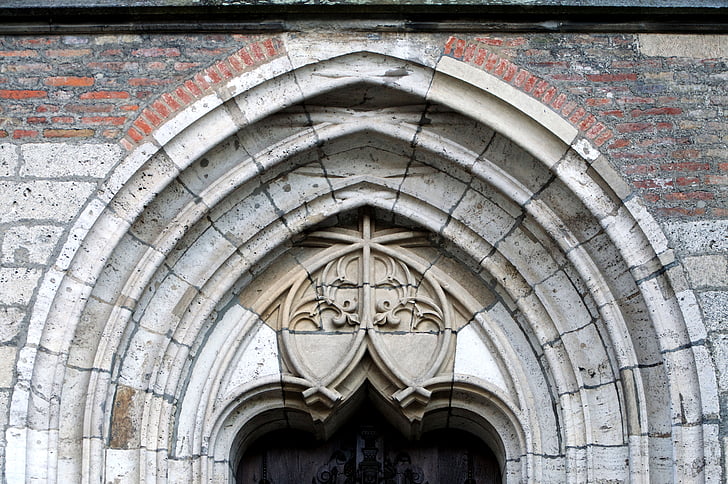 arkitektur, gotisk, Bow window, Portal, vindue, Ulm, domkirken i Ulm