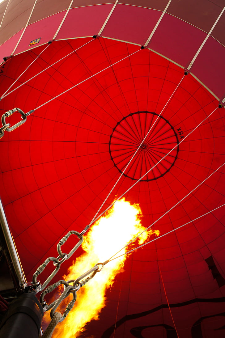 paseo en globo de aire caliente, balón, fuego, Bagan, Myanmar, vuelo en globo, globo de aire caliente