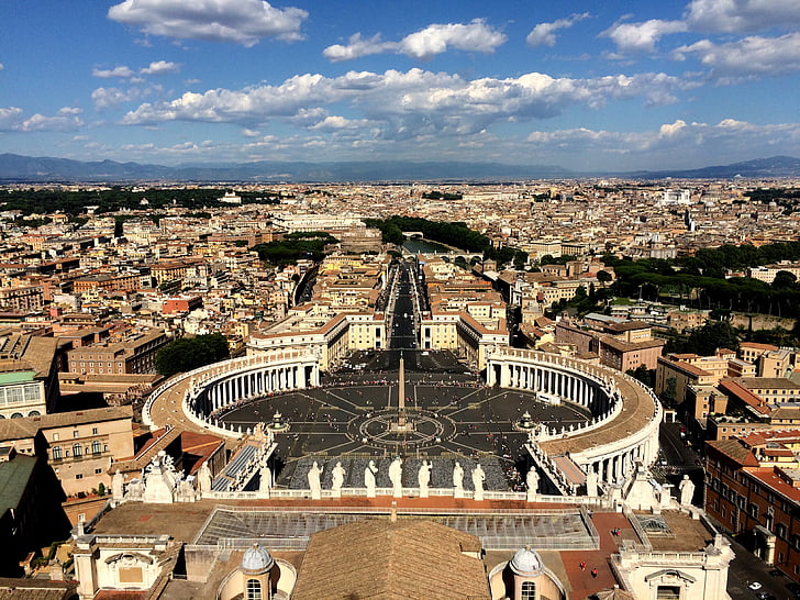 Vatikán, Řím, katolické, Architektura, Itálie, cestování, Evropa