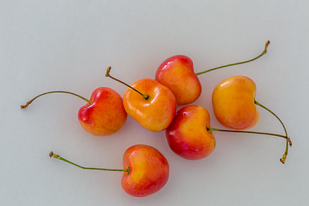 cherries, fruit, fresh, healthy, organic, sweet, red