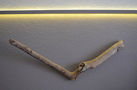 Drift kayu, kayu, tanduk, memimpin, pencahayaan LED strip, bar ringan, tidak langsung cahaya