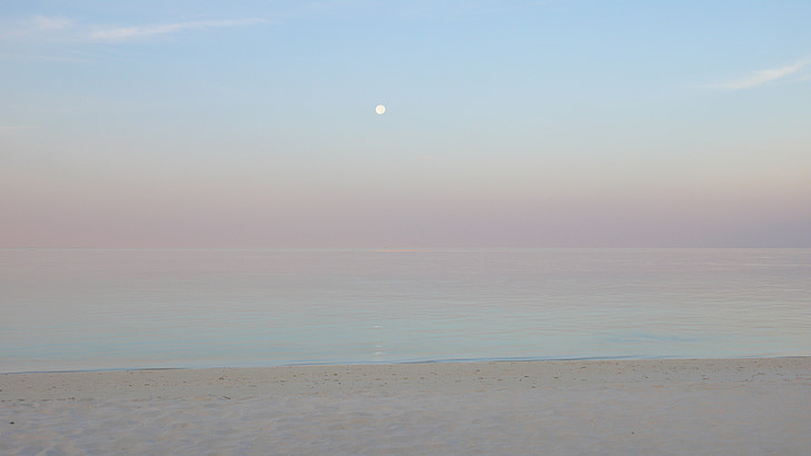 Playa, mar, Horizon, sensibilidad, tenio, Latev, Maldivas