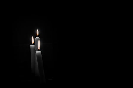 candles, mourning, candlelight, memory, commemorate, death, force