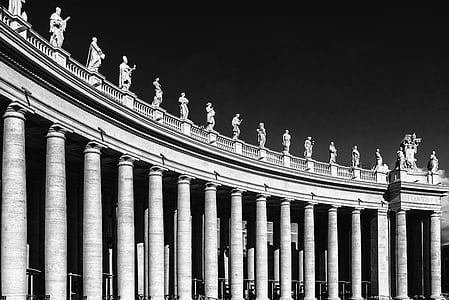 Petro bazilika, kolonų, antikvariniai, Romos, Architektūra, Lankytinos vietos, Italija