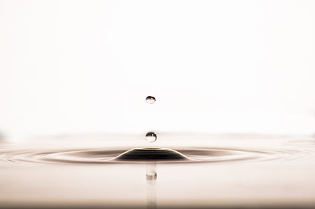 water, water drop, silver, liquid, reflection, ripple, cool