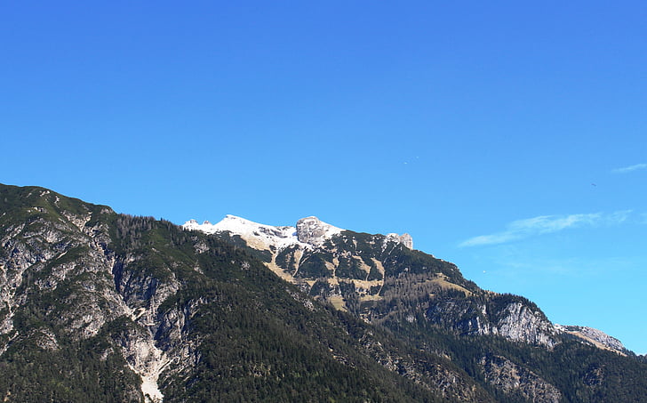 เทือกเขา tyrolean alps, tyrol, อัลไพน์, ภูเขา, ออสเตรีย