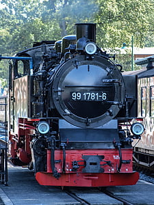 locomotiva, locomotiva a vapor, velho, Historicamente, ferro de vapor, nostálgico, Trem