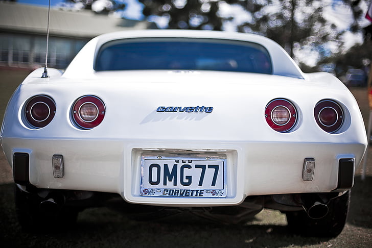 Corvette, Racing bil, Roadster, sportbil, bil, Vintage bil, retro