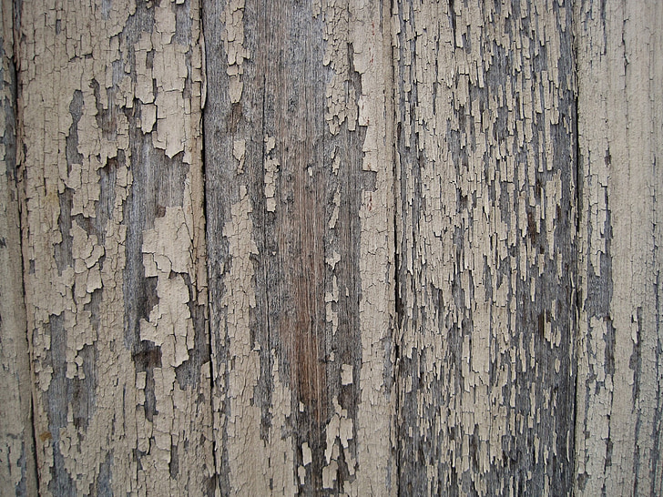 drevo, staré, zvetrané, opotrebované, bielené, odlupovanie