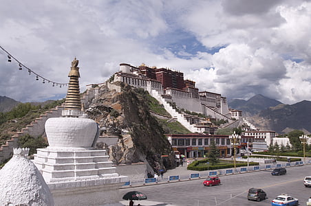 Tibet, tibetanski, Potala palace, Lhasa, Kitajska, UNESCO, Zgodovina
