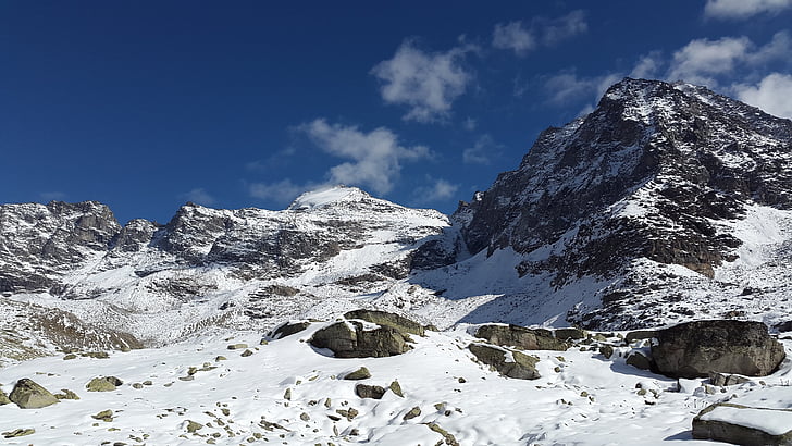 vertainspitze, gletsjer, Zuid-Tirol, Alpine, noordelijke muur, koude, Icy