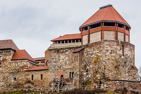 Esztergom, Castle, Menara, tikungan danube, Hongaria
