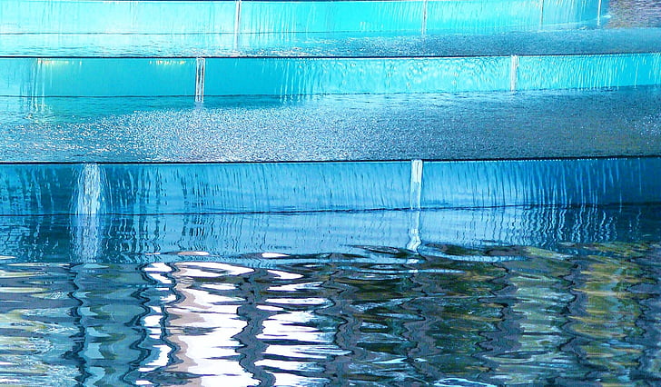 water, mirroring, reflection, wave, reflections, surface, colorful