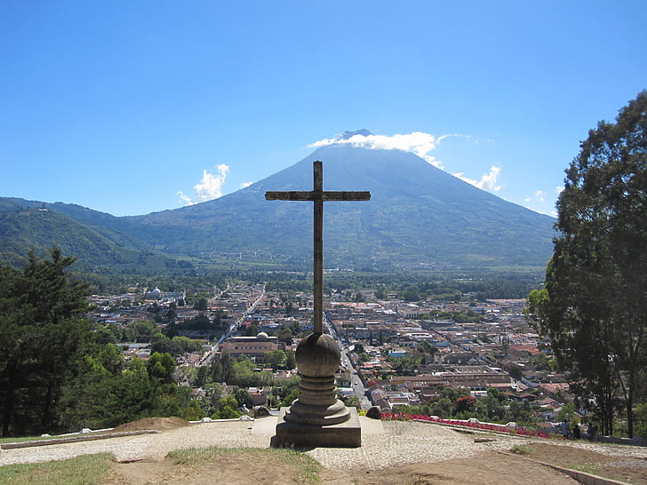 Гватемала, Антигуа, Америка, Централна, католическа, католицизма, християнски