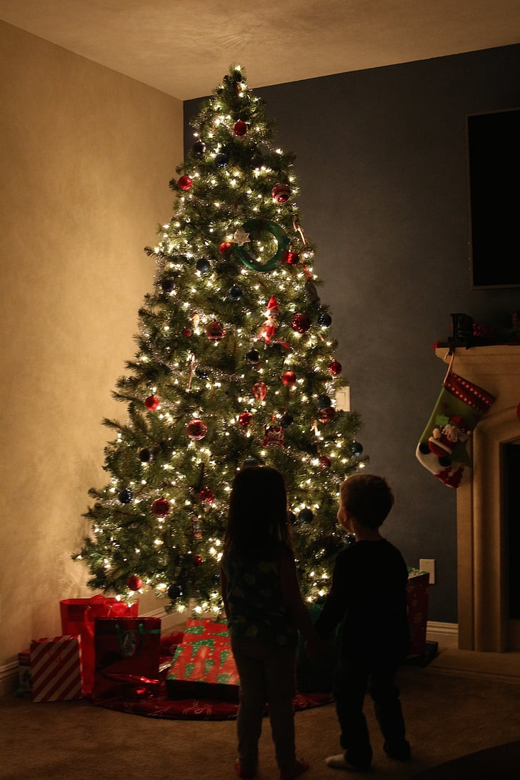 Karácsony, Santa, ajándékok, Holiday, piros, Xmas, Claus