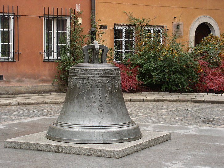 campana, el casco antiguo, Varsovia, wa, casco antiguo, Polonia, arquitectura