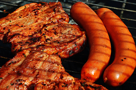 barbecue, meat, grilling, grill, grilled, grilled meats, steak
