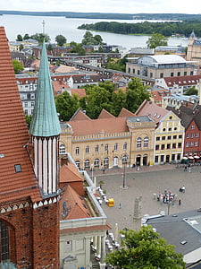 Schwerin, Meclemburgo, Mecklenburg Vorpommern, capitale dello stato, Marketplace, architettura, luoghi d'interesse