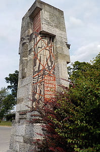 Кирпичный, Памятник, камни, окрашенные, Туризм, Австрия
