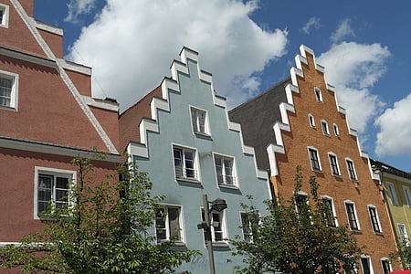 Schrobenhausen, City, Bayern, Tyskland, bandagist, arkitektur, byggeri