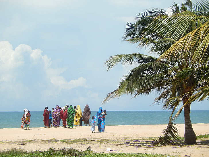 море, пляж, Група жінок, океан, жінка на пляжі, люди, на відкритому повітрі