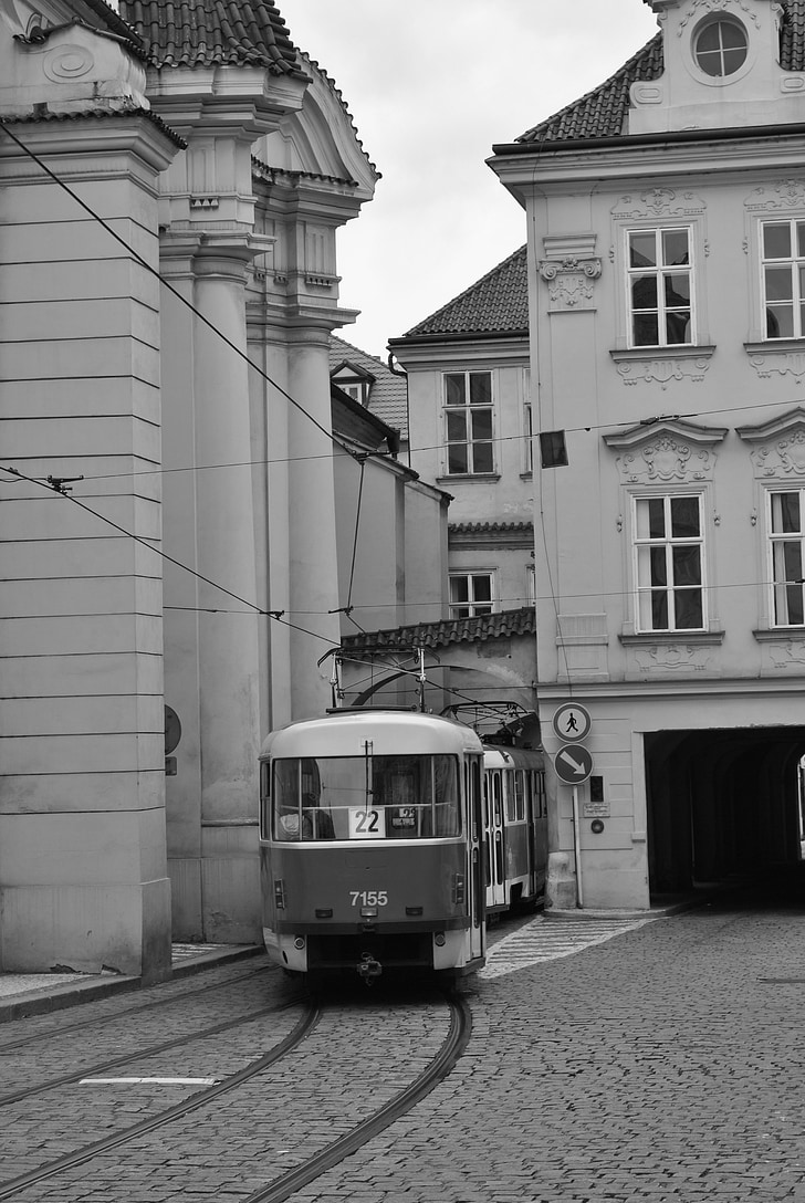 city, building, architecture, the old town, tourism, façades, tram