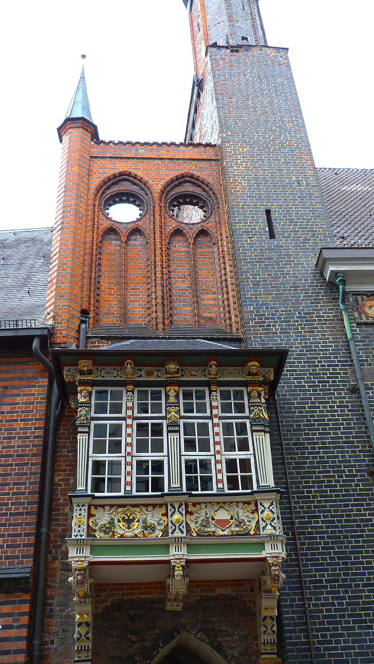Lübeck, Hanseatic ligy, historicky, budova, Architektúra, Gothic, staré