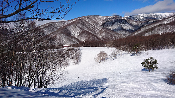 pisten, Snow board, snö, Mountain
