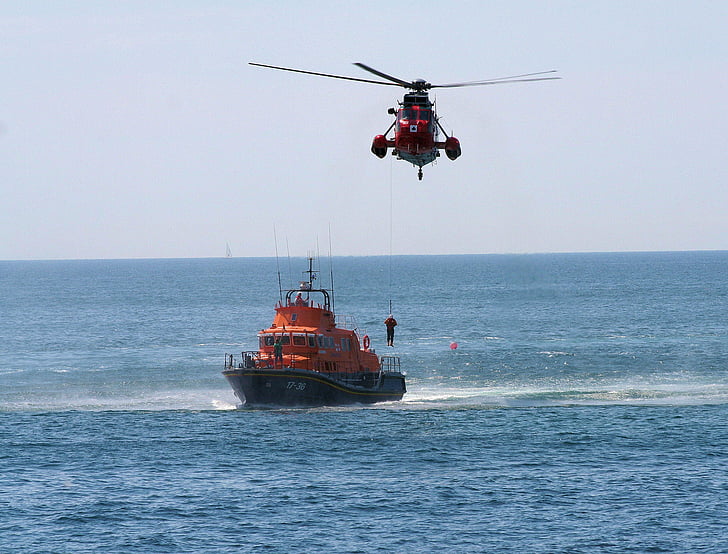 rnli, redningsbåd, Rescue, 771 sar, kystlinje, kyst, UK
