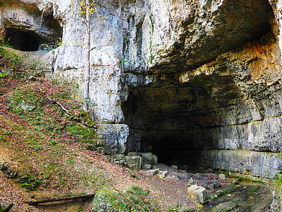a Falkensteiner barlang, barlang, barlangok portál, Baden-württemberg, Sváb-Alpok, súlyos stetten, Bad urach