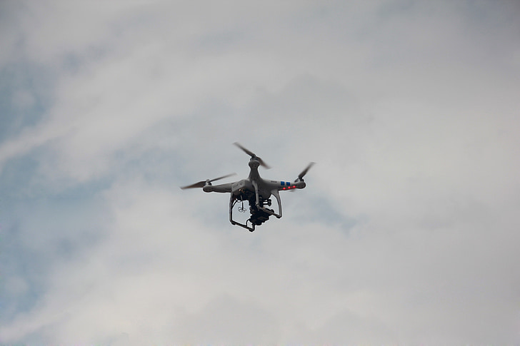 Drohne, Himmel, fliegen, Aerial Videografie, Rotoren, fliegen, Luftfahrzeug