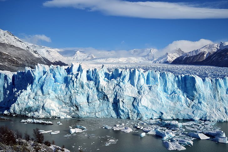 Patagonia, ledynas, ledo, Ekstremalus, dykumoje, išlydyti, Ze