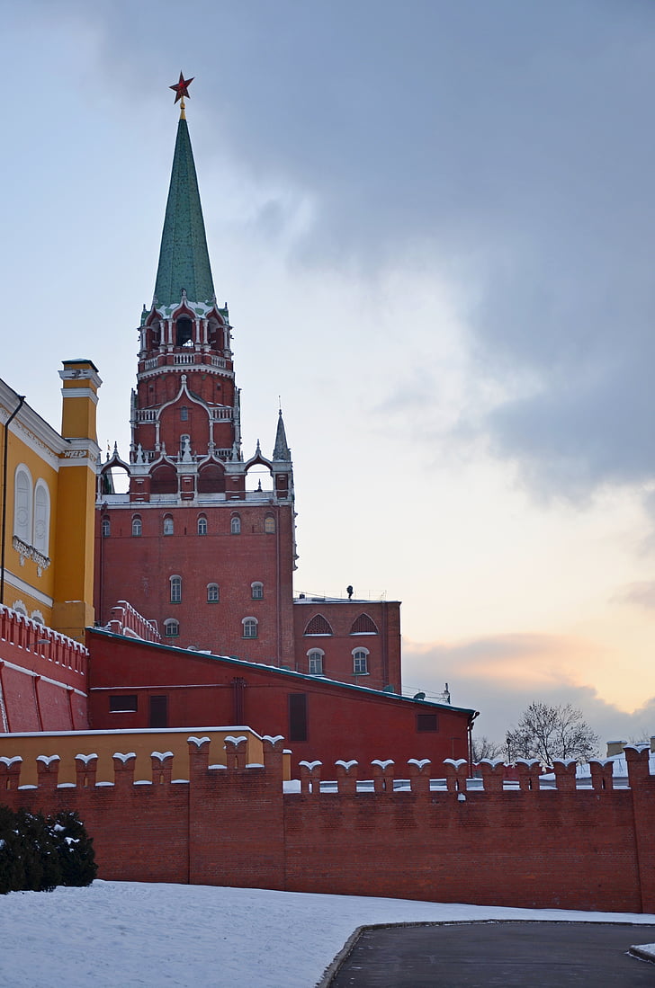 Maskava, Krievija, Kremlis, dome, katedrālē, centrs