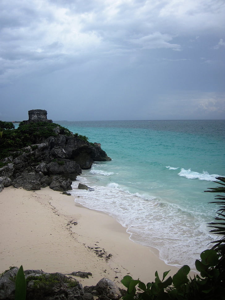 Tulum, Meksyk, Jukatan, podróży, Maya, Tropical, Świątynia