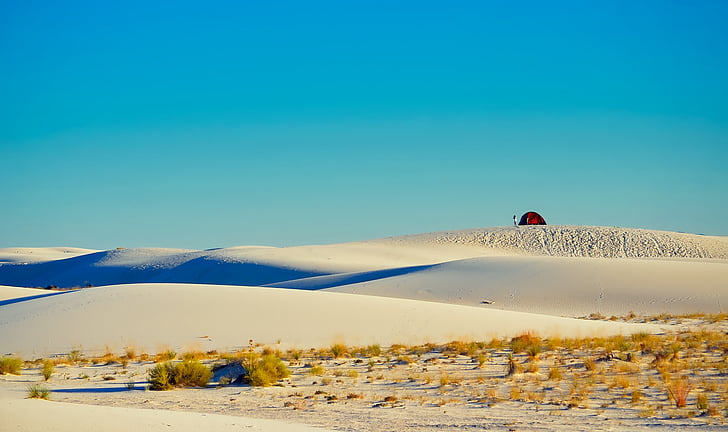 Monumento nazionale di white sands, Nuovo Messico, sabbia, Dune, sud-ovest, Duna, collina