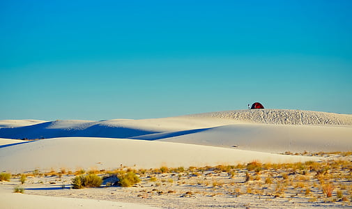 vit sand nationalmonument, New mexico, Sand, Dunes, sydväst, Dune, Hill