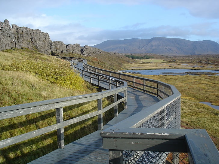 Islandia, kamienie, Atrakcja turystyczna, płyty tektoniczne, kręgu polarnego