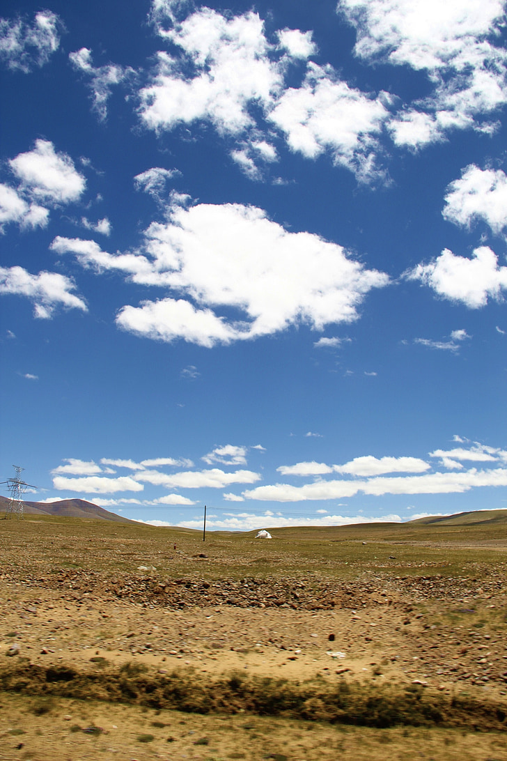Tây Tạng, phong cảnh, bầu trời
