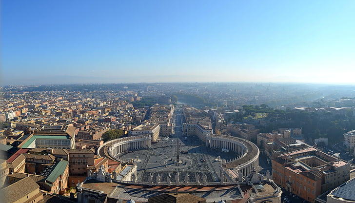 Italia, Roma, utsikt fra Peterskirken