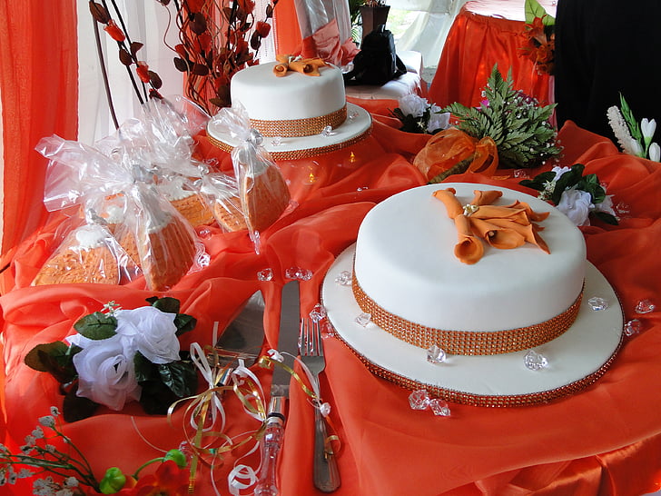 gâteau de mariage, réception, décoration, dessert, célébration, cultures, mariage