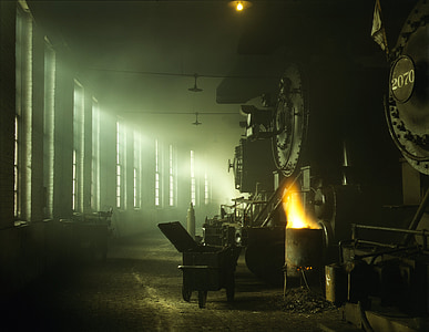 Locomotora de vapor, Locomotora, calderes de vapor, ferrocarril, força, industrialització, indústria