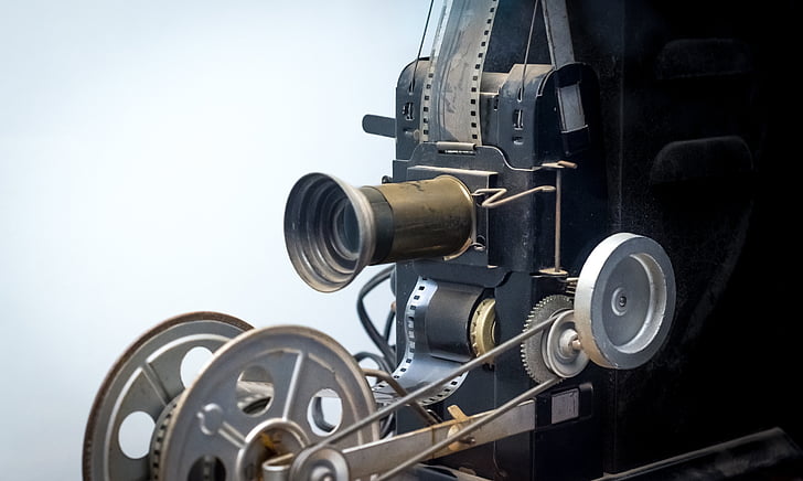 Film, 35mm, Jahrgang, Projektor, Antik, Film, negative