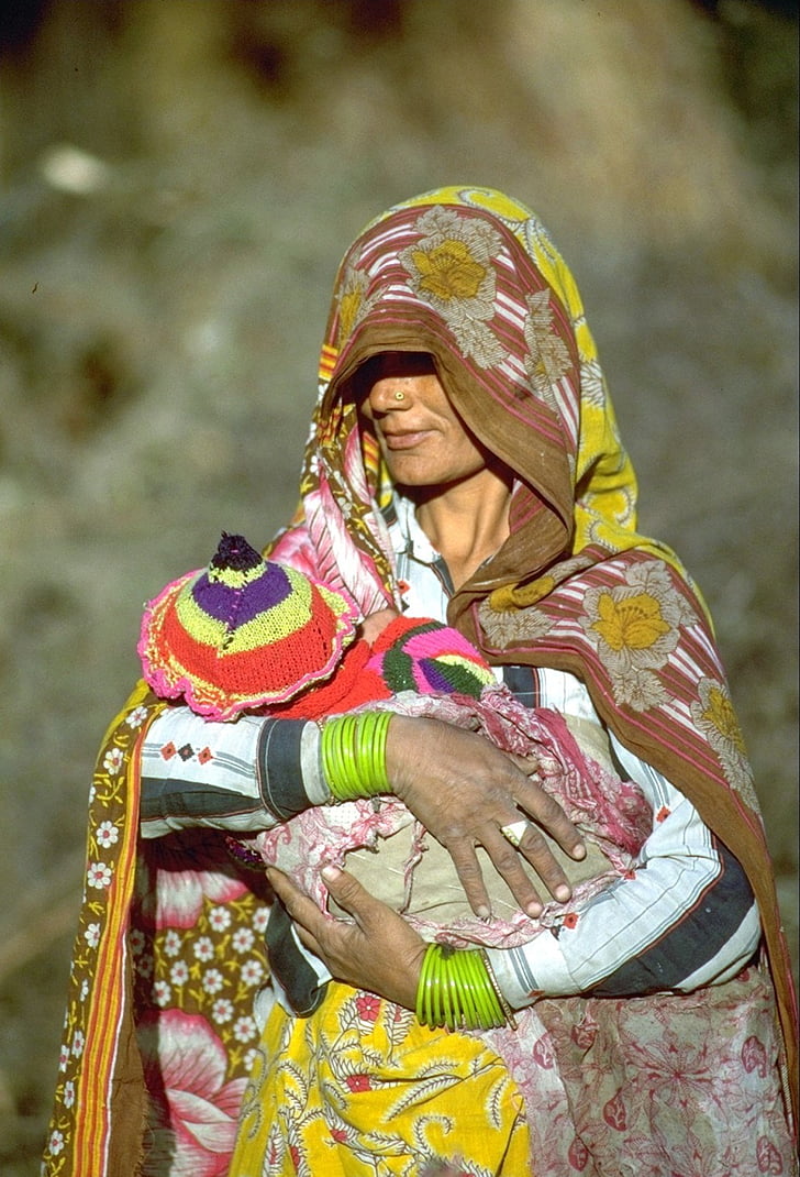 India, India naine, naine, lapse, traditsioon, inimese