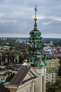 katedrala, cerkev, Lublin, pogled, Poljska, krščanstvo, katolicizem