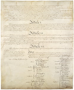 Konstitūcija, Amerikas Savienotās Valstis, ASV, Amerika, Septembris 17 1787, Federatīvā Republika, pasūtījuma