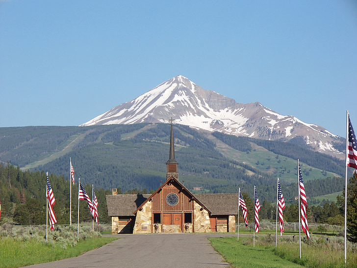 kaple, Lone peak, kostel