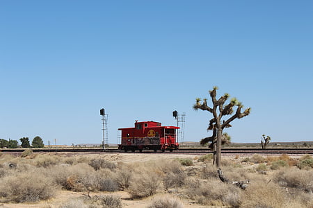 kereta api, Gurun Mojave, kereta api, lokomotif, transportasi, trek, transportasi