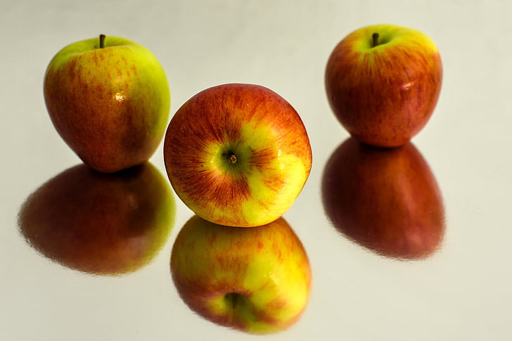 Apple, frukt, mat, rött äpple, vitaminer, äta, friska