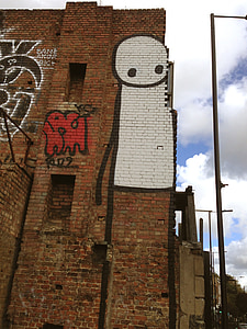 London, Anglija, ulične umetnosti